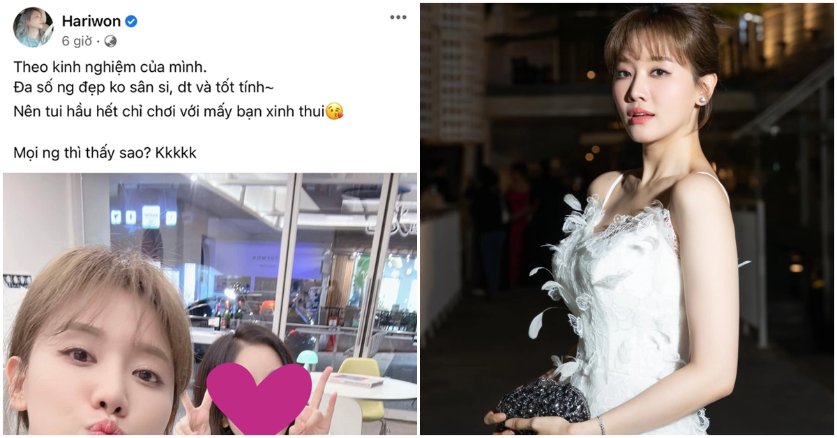 Hari Won chia sẻ chơi với bạn xinh vì họ không sân si, netizen liền phản pháo: ‘Chị còn non và xanh lắm’